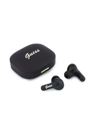 Guess GUTWSX45PGSK Lisanslı Script Metal Yazı Logolu Bluetooth 5.4 Kulak İçi Kulaklık