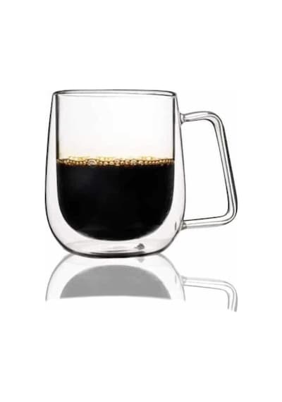 Perotti 12469 Double Wall Çift Cidarlı Cam Kupa Bardak 300 ML