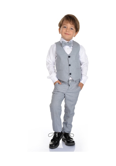 Mnk Baby & Kids Yelekli Erkek Çocuk Takım Elbise Mnk Baby & Kids Yelekli Erkek Çocuk Takım Elbise