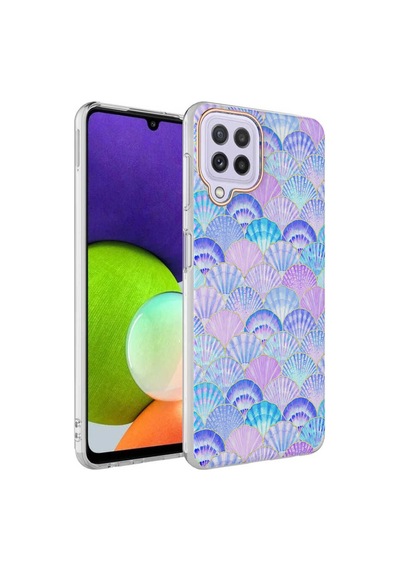 Galaxy A22 4g Kılıf Zore Bella Kapak Lila