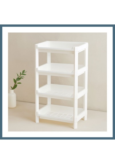 Bezos 4 Katlı Sepet Organizer Raf Düzenleyici 510x205x685 Mm Agc Çok Renkli