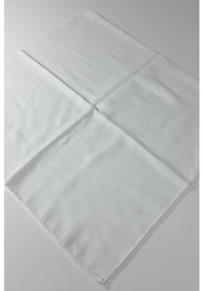 Miray Pano Pamuk Eşarp - 95 X 95 - 0620 Beyaz