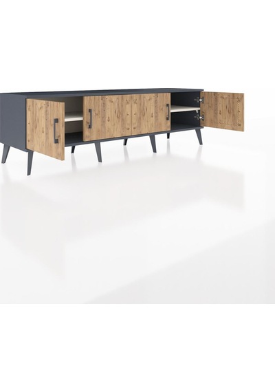 Hyperion Tv Ünitesi 2 Raflı 4 Kapaklı 176x44x51 Antrasit-çam/aytaşı Atlas Çam/aytası Hyperion Tv Ünitesi 2 Raflı 4 Kapaklı 176x44x51 Antrasit-çam/aytaşı Atlas Çam/aytası