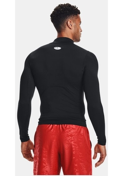 Under Armour Erkek HeatgearArmour Mock Uzun Kollu 1369606-001 Siyah - Beyaz