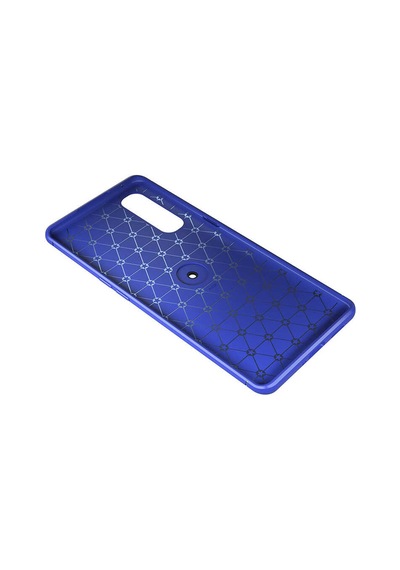 Oppo Reno 3 Pro 5g Kılıf Zore Ravel Silikon Kapak Mavi