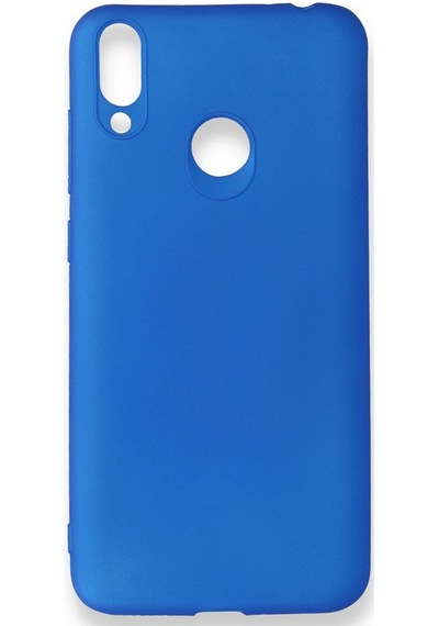 Huawei Honor 8c Kılıf Esnek Yapılı İnce Standart Ruber Kapak Ryc/first Mavi