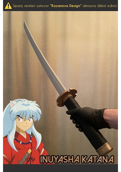 Kazanova Design Inuyasha Katlanabilir Katana Figür 98 Cm Inuyasha Anime Cosplay