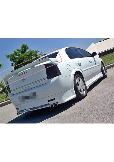 Opel Vectra C Yüksek Spoyler Fiberglass Boyasız