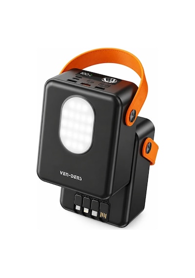 Ven-dens Vd-pb075 80000 Mah 22.5 W Hızlı Şarj Powerbank, Type-c Ve Usb Çıkışlı, Çoklu Cihaz, Siyah