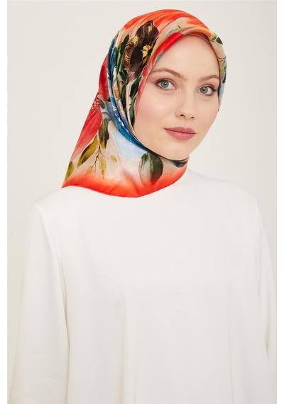 Armine Twill İpek Eşarp 24ya9133 36 - Desenli