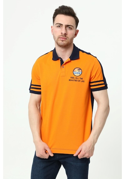 AR-MA Arma Erkek Polo Yaka Tişört Y22374300901 Turuncu