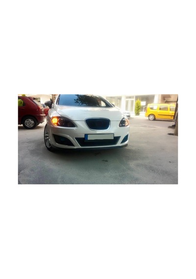 Seat Leon Mk2 Uyumlu Ön Lip Tampon Eki Body Kit Yumuşak Mat Siyah Kırılmaz
