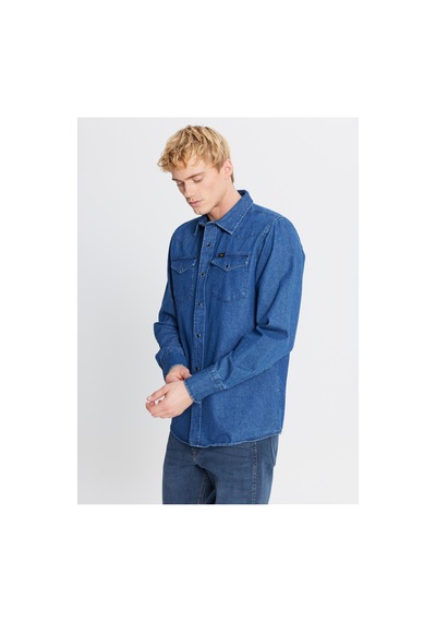 Lee Erkek Regular Fit Ml241513927 Mavi Denim Gömlek - 5003317518