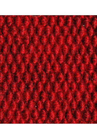 Bordo Mısır Patlağı Desenli Sentetik Halı, Kaydırmaz Tabanlı Zemin Kaplama Ürünü, 1x17 Metre