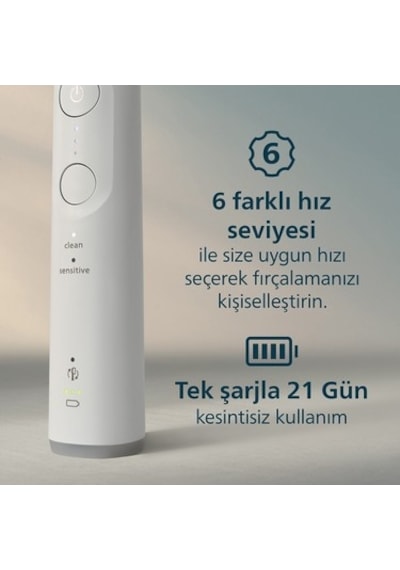 Şarjlı Diş Fırçası, 21 Gün Şarj Süresi Ve Temizleme Gücü