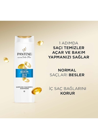 Temel Bakım 3'ü 1 Arada Şampuan 625 Ml