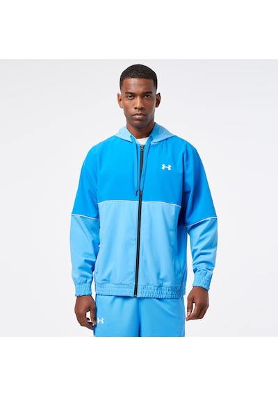 Under Armour Baseline Woven Erkek Mavi Ceket Düz 1383400 Mavi