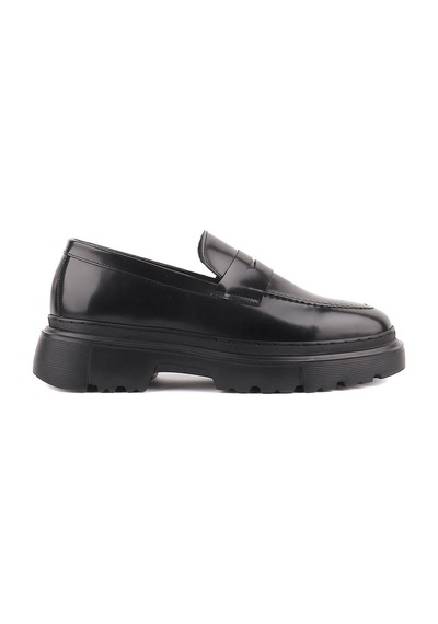 Shoetyle - Hakiki Açma Deri Günlük Erkek Ayakkabı - 250-132470-1551 Siyah