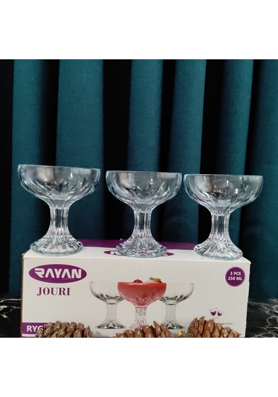 3 Ad Ayaklı Dondurma Tatlı Sunumluk 250 Cc Hacim 10 Cm Yükseklık 9 Cm Ağız