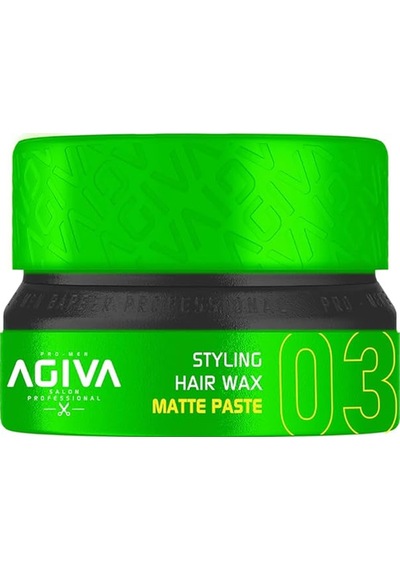 Agıva Wax 155ml 03 Matte Paste Yeşil Sku: Smg8690010433558