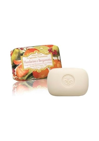 Saponificio Artigianale Fiorentino Sabun 200 Gr 7 - Tangerine And Bergamot