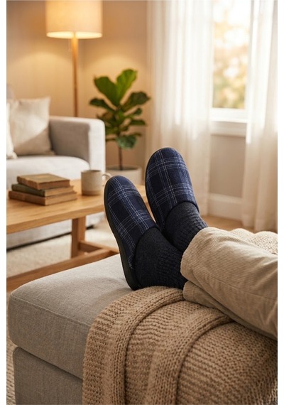 Relaxa Erkek Ev Terliği, Çeyiz Terliği, Kışlık Terlik, Ses Yapmaz Yumuşak Hafif Taban Lacivert Relaxa Erkek Ev Terliği, Çeyiz Terliği, Kışlık Terlik, Ses Yapmaz Yumuşak Hafif Taban Lacivert