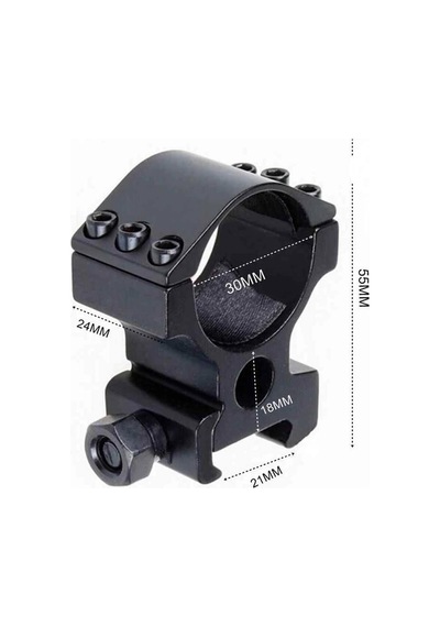 30mm/21mm Için Lazer,fener Bağlama Aparatı Evimdeyokyok Çok Renkli