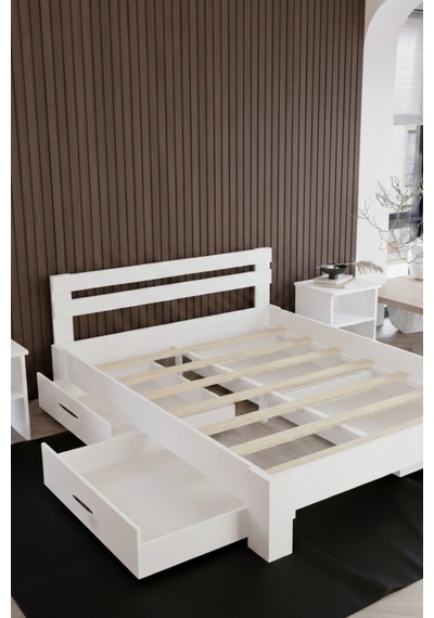 Letto 4 Çekmeceli Çift Kişilik Mdf Karyola