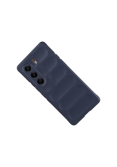 Tecno Camon 40 Pro Kılıf Esnek Tpu Oyuklu Arka Yüzey Tasarımlı Zore Etnik Silikon Kapak Siyah