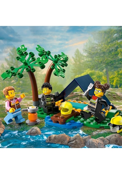 LEGO® City 4x4 Kurtarma Botlu İtfaiye Kamyonu 60412 5+ Yaratıcı Oyuncak Yapım Seti - 301 Parça