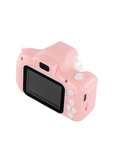 Acton Full HD Dijital Çocuk Fotoğraf Makinesi Pembe Silikon Kılıflı Köpek