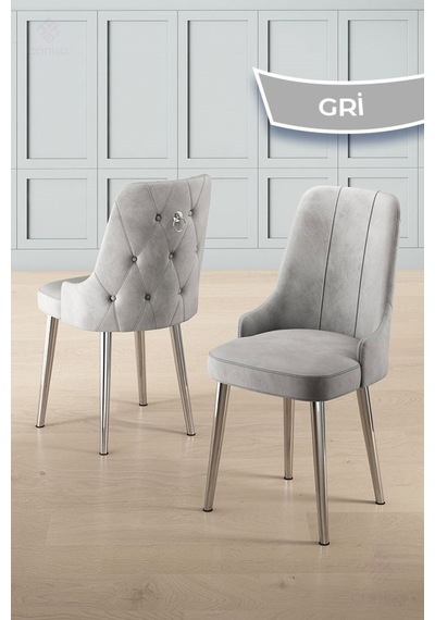 Canisa Nis Serisi 89x150 Açılabilir Lak Panel Rampla Gri Krom Ayak Masa Takımı Ve 6 Gri Sandalye Masa Rampla Gri Sandalye Gri Krom Ayak Canisa Nis Serisi 89x150 Açılabilir Lak Panel Rampla Gri Krom Ayak Masa Takımı Ve 6 Gri Sandalye Masa Rampla Gri Sandalye Gri Krom Ayak