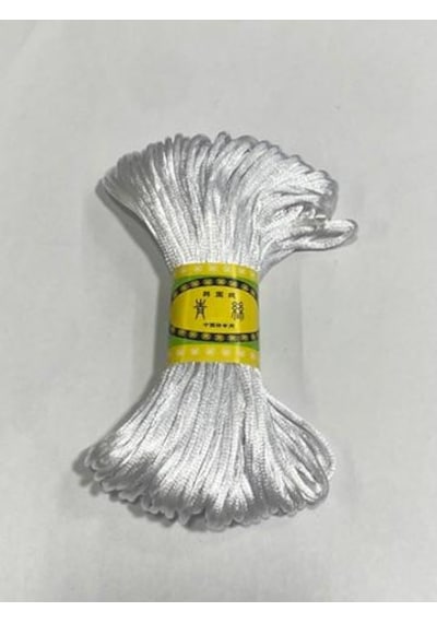 2 Mm Floş İp / Sıçan Kuyruğu İp / Abiye Sırt Bağlama Ve Bileklik İpi 20 Metre