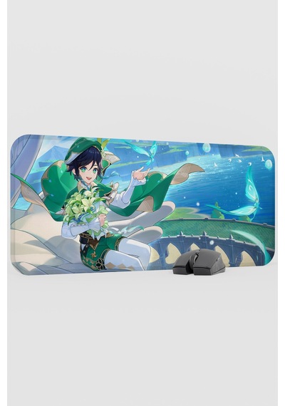 Venti Genshin Impact Anime Gacha V2 - 70x30 Xl Gaming Mouse Pad Fare Altlığı
