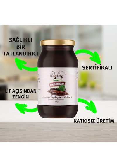 Organic Windy Valley Organik Keçiboynuzu Pekmezi Katkısız Şeker İlavesiz 380 G