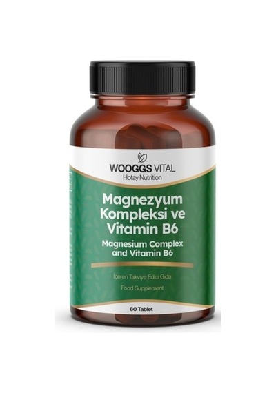 Wooggs Vıtal Magnezyum Kompleksı Ve Vıtamın B6 Iteg 60 Tablet