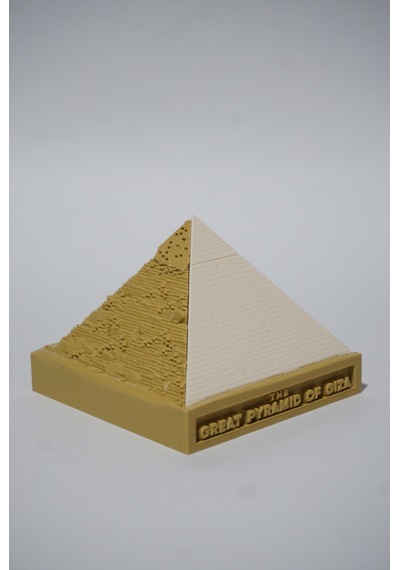 Giza Piramidi Dekoratif Öğretici Piramit Kesiti - Dekoratif Ve Kullanışlı 3d Maket 10 Cm
