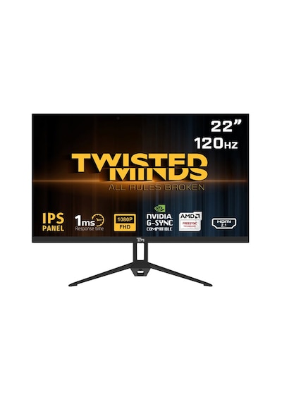 Twısted Mınds 22" Tm22fhd120ıps 120hz 1ms Dp Ips Gamıng Monitör