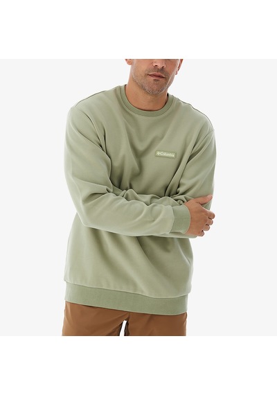 Columbia Cs0382 Csc Gem Label Crewneck Erkek Yeşil Sweatshirt Düz Cs0382348 Yeşil