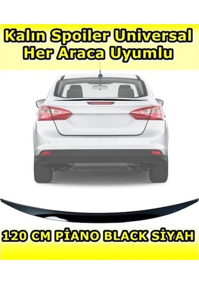 Tiger Marketing Nissan Prımera Uyumlu Pianoblack Spoiler 120 Cm
