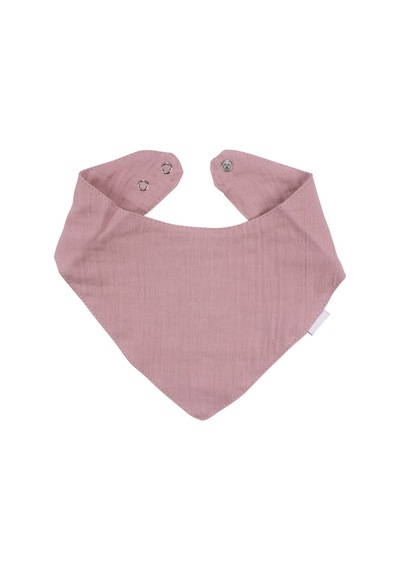 Bebegen Unisex Gülkurusu Üçgen Müslin Fular Önlük Çok Renkli