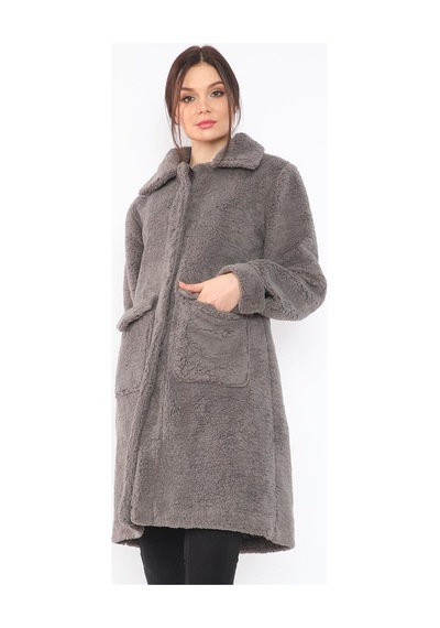 Z6667 Dewberry Bayan Peluş Kaban-füme