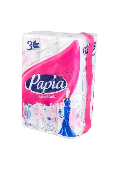 Papia Dekor Kağıt Havlu 12'li