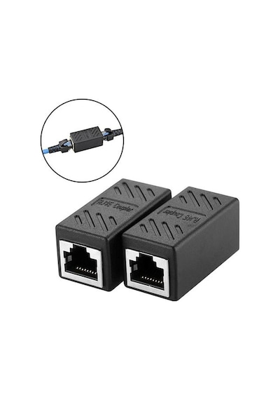 Rj 45 Dişi Dişi Cat5E/Cat6 Ethernet Lan Ağı Birleştirici Ara Apa