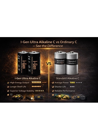 Batteries Lr14 Ultra Alkalin C Boy Pil 1.5v Orta Boy Pil 2, 2'li Paket