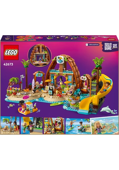 LEGO® Friends Aile Tatil Köyü 42673 - 8 Yaş ve Üzeri Çocuklar için Deniz Hayvanları İçeren Yaratıcı Oyuncak Yapım Seti (1140)