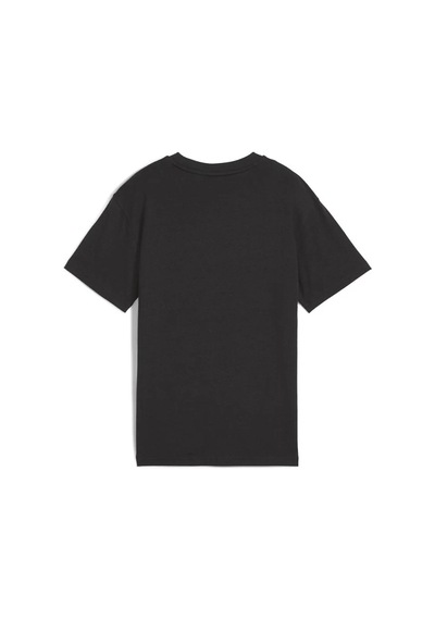 Puma Graphics Relaxed Çocuk Siyah Günlük Stil T-shirt 62987101 Siyah