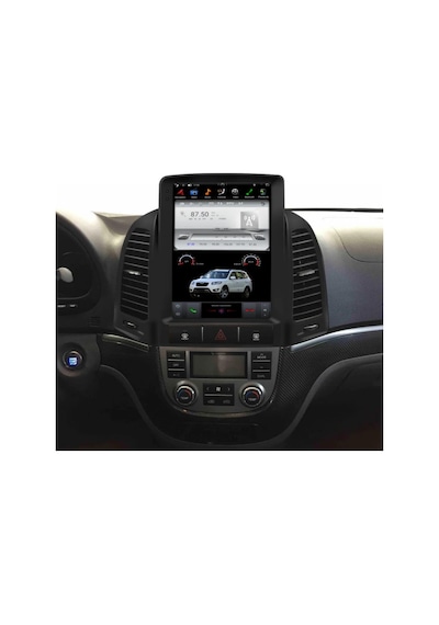 Hyundai Santa Fe 2k Görüntü Kaliteli Tesla 9.7 Inch Multimedya Sistemi 4+64 Clarion 2006-2012 9"