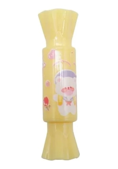 Sweet Candy Şeker Tasarımlı Çift Taraflı Fosforlu Kalem-3 Açık Sarı