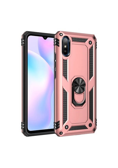 Znv Zenvia Mey İthalat Redmi 9a Kılıf Sofya Yüzüklü Silikon Kapak - Rose Znv2025 Cmn Diğer